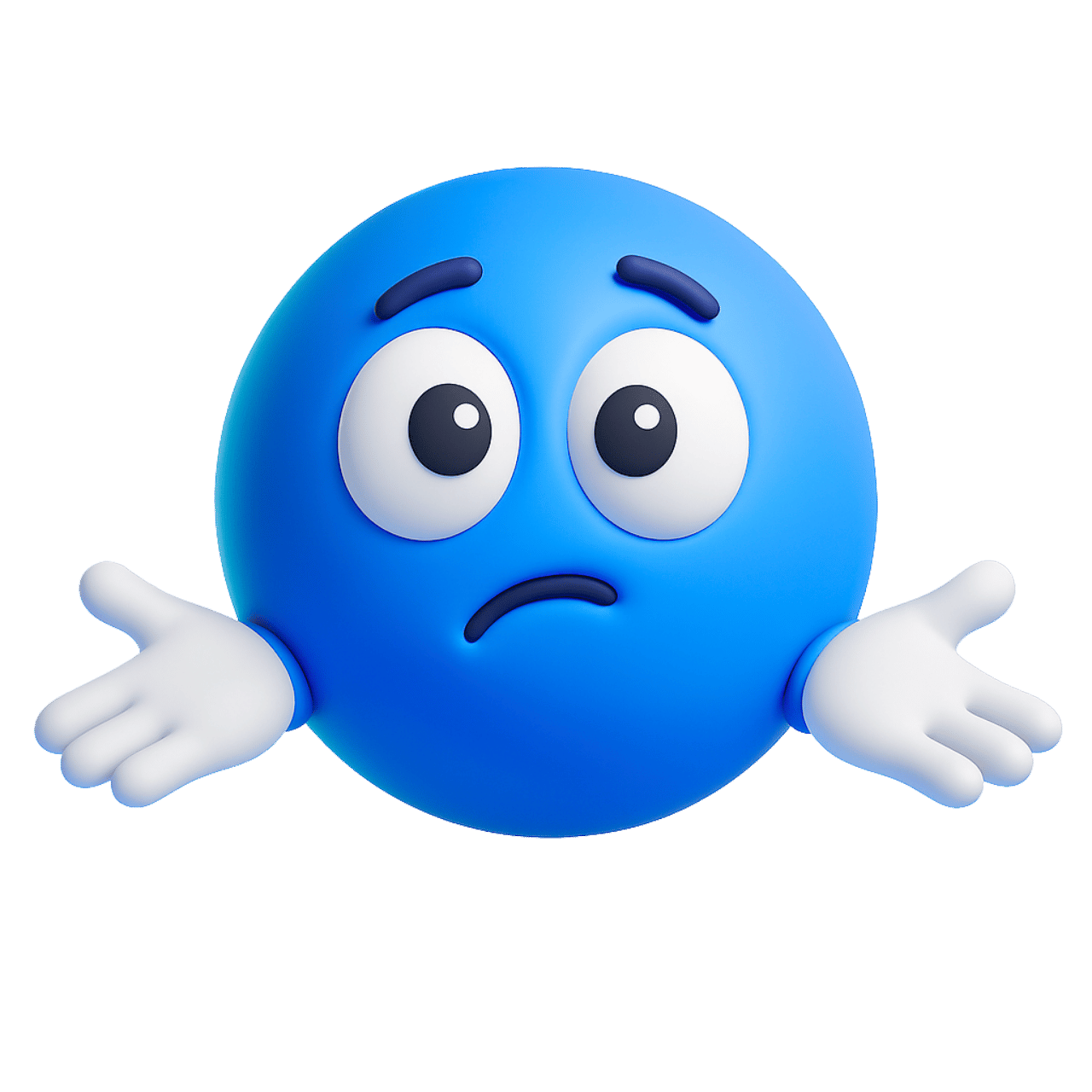 Blue Shrug Emoji: Expressing Uncertainty and Confusion